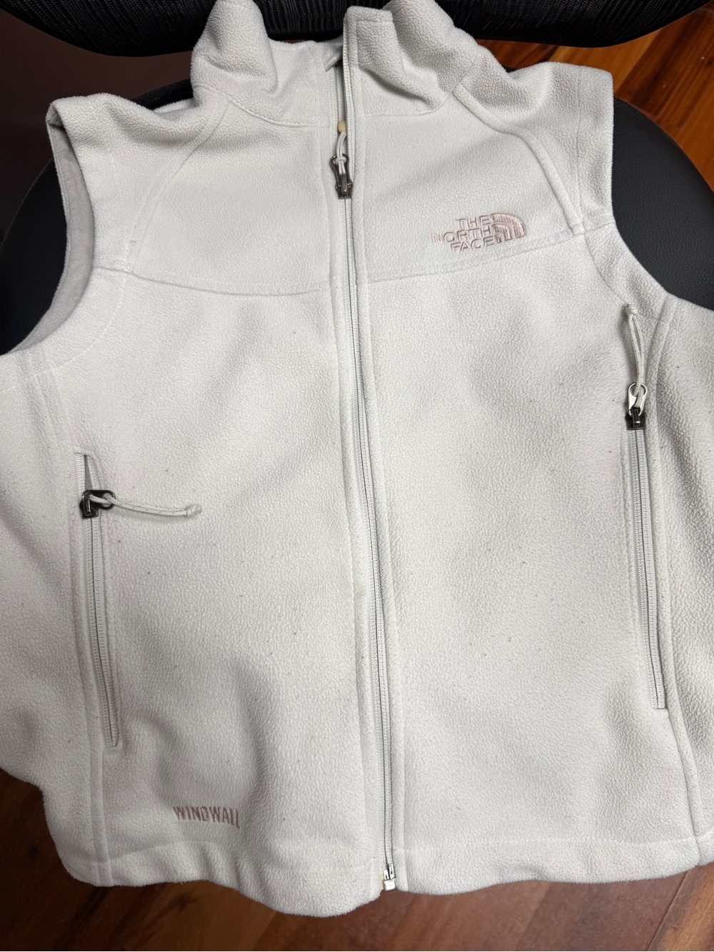 The North Face Women's White WindWall Fleece Vest